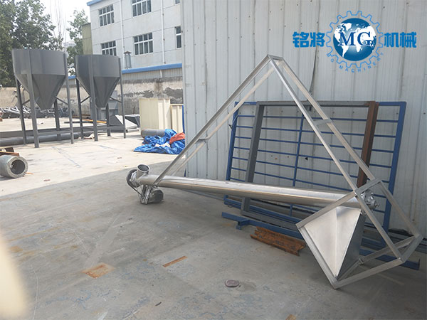 干粉砂漿設備選用螺旋輸送機還是斗式提升機？